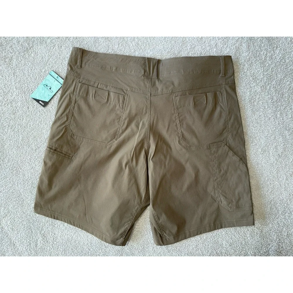 NWT American‎ Outback Shorts Green Gray Mens Size Large